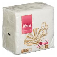 Салфетки бумажные Nega, 25х25 см, белые
